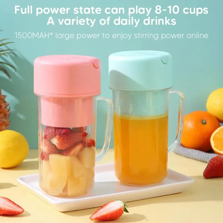 Portable Juicer Blender Bottle with Straw