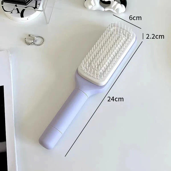 4 In 1 Self Cleaning Hair Brush Comb