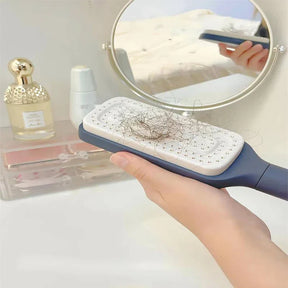 4 In 1 Self Cleaning Hair Brush Comb