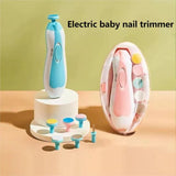 Electric Nail Trimmer - Baby 6in1 Electric Baby & Adult Nail Trimmer - Baby Nail Clipper Nail Cutter Manicure & Pedicure - Newborn To Adult Portable