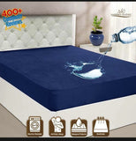 Waterproof Mattress Cover For Double Bed King Size (72x78 inches) (6x6.5 feet) Fitted Mattress Protector