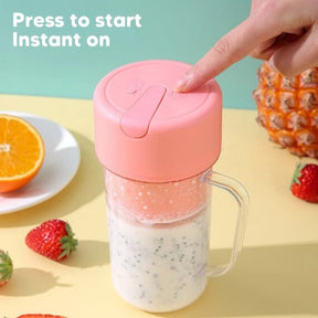 Portable Juicer Blender Bottle with Straw