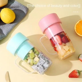 Portable Juicer Blender Bottle with Straw